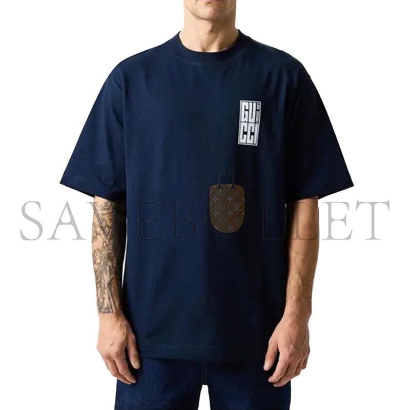 Gvc*1 letter print crew neck t-shirt